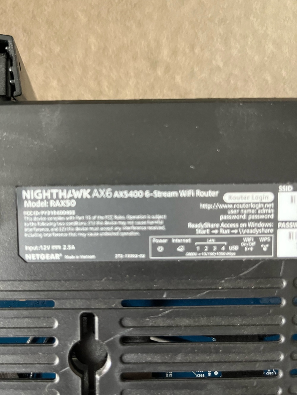 Nighthawk Combo Nether WiFi Cable Modem Router, 6-stream WiFi Router (RAX50) - Picture 3 of 8